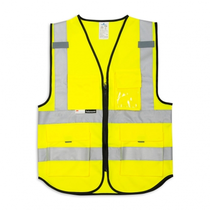 Kamizelka odblaskowa hi-vis plus , z kieszonkami