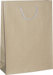 torba papierowa kraftlux 24x9x33 beżowa