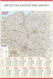 Kalendarz Plakatowy B-1 MAPA