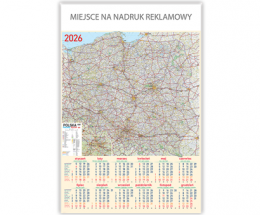 Kalendarz Plakatowy B-1 MAPA