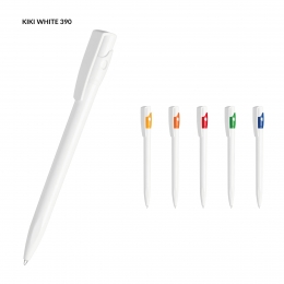 Długopis plastikowy KIKI White