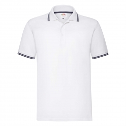 męskie tipped polo | fruit of the loom