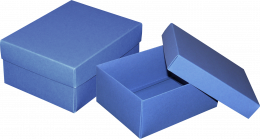 pudełko 16x12,5x7 niebieskie